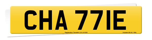 Registration number CHA 771E